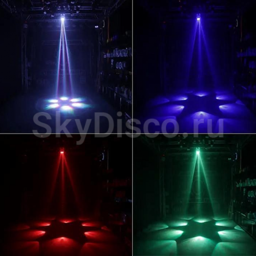 Вращающаяся голова пчелиный глаз SkyDisco MH90 RGBW фото 2