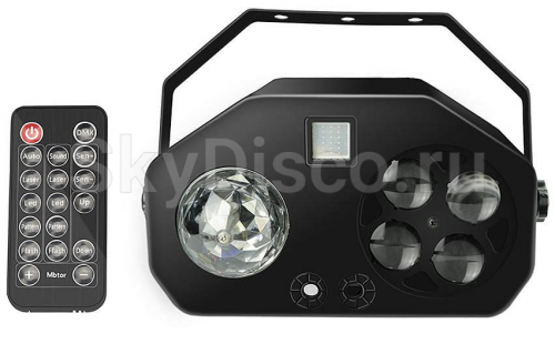 Светодиодный эффект 4 в 1 для домашних вечеринок SkyDisco Combo 440 с ПДУ