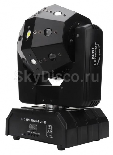 Вращающаяся голова с лазером SkyDisco MH16L LED RGBW фото 4
