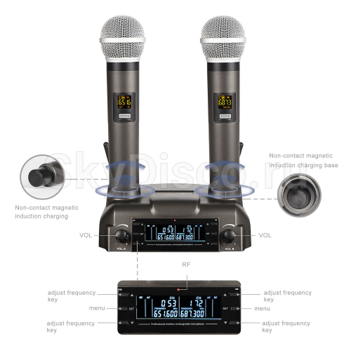 Комплект караоке для дома SkyDisco Karaoke Home Set 3+HF-BQ3 фото 5