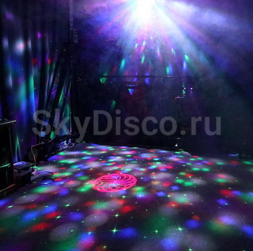 Светодиодный эффект 4 в 1 для домашних вечеринок SkyDisco Combo 440 с ПДУ фото 6