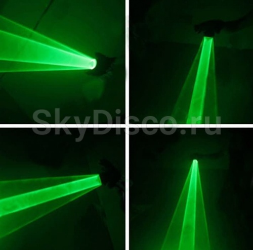 Лазерная перчатка SkyDisco Rotable Light (зеленая) фото 6