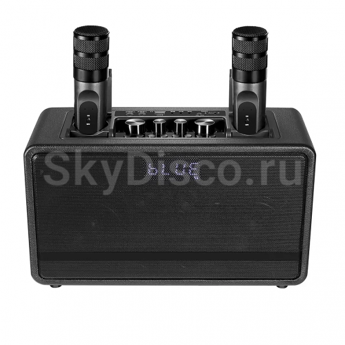 Портативная караоке-колонка с микрофонами SkyDisco YKM23 200 Вт