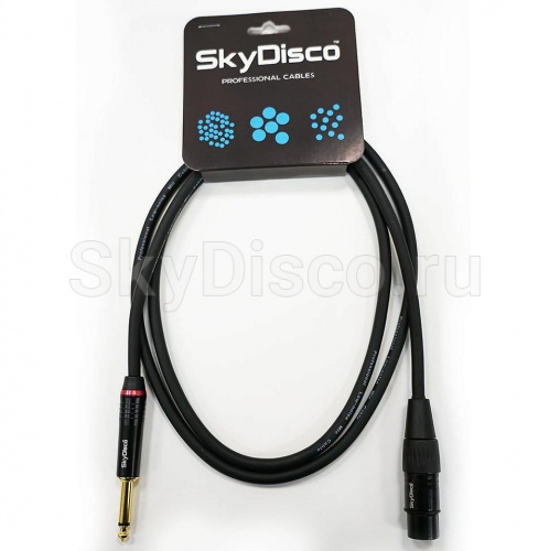 Инструментальный кабель Skydisco Jack 6.35 моно "папа" - XLR "мама" 1.5 м