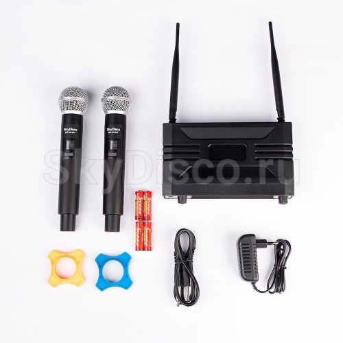 Домашняя караоке-система SkyDisco Karaoke Home Set 2+SM-3BT с микрофонами и акустикой фото 11