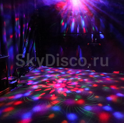 Светодиодный эффект 4 в 1 для домашних вечеринок SkyDisco Combo 440 с ПДУ фото 4