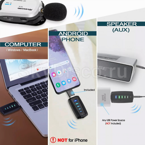Радиосистема USB SkyDisco MIC-WL201 фото 3
