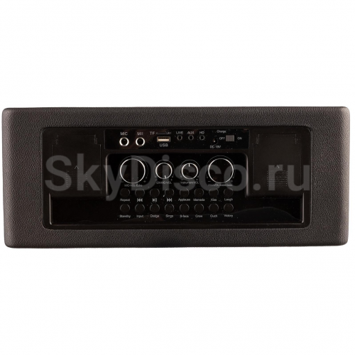 Портативная караоке-колонка с микрофонами SkyDisco YKM23 200 Вт фото 5