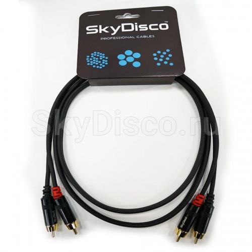 Кабель Skydisco 2xRCA "папа" - 2xRCA "папа" 20 м