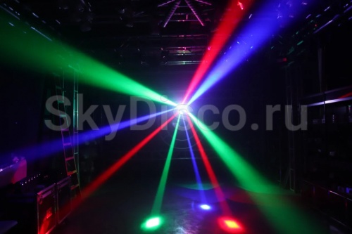 Светодиодная цветомузыка с вращением SkyDisco Maxi Spider фото 5