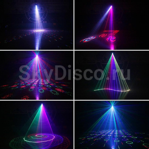 Полноцветный лазерный проектор SkyDisco Laser Show RGB New фото 3