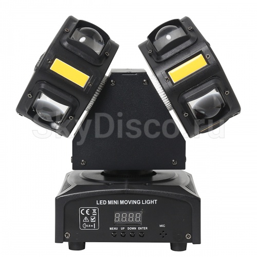 Светодиодная цветомузыка с лазером SkyDisco Spin 16 LED фото 4