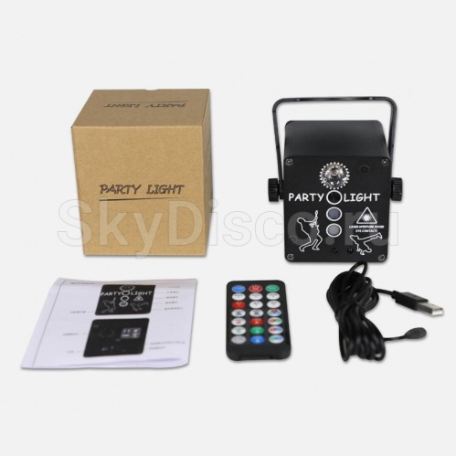 Лазерная цветомузыка SkyDisco Laser Cube RGB фото 7
