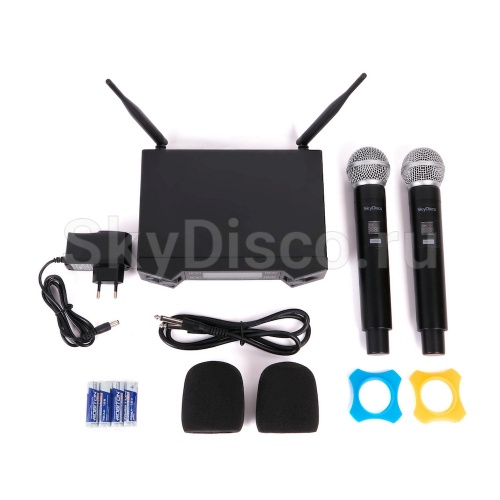 Домашняя караоке система SkyDisco Karaoke Home Set+HF-BQ3 с микрофонами и акустикой фото 10