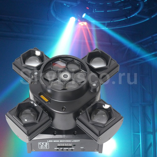 Вращающаяся голова с комбинированным эффектом SkyDisco MH30 mini фото 2