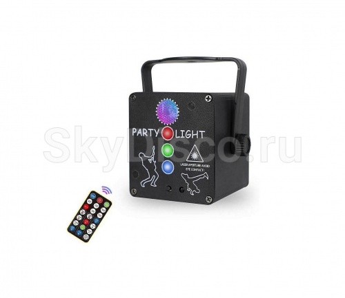 Лазерная цветомузыка SkyDisco Laser Cube RGB