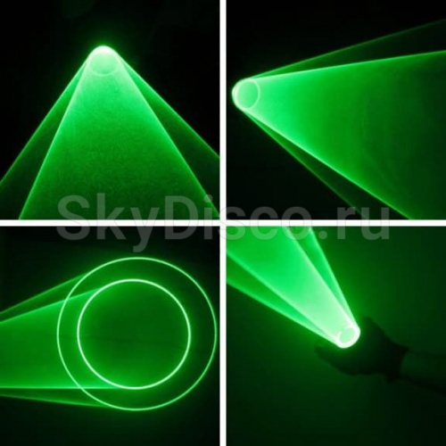 Лазерная перчатка SkyDisco Rotable Light (зеленая) фото 5