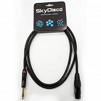 Инструментальный кабель Skydisco Jack 6.35 моно "папа" - XLR "мама" 20 м