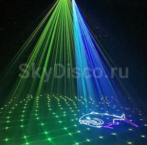 Уличный лазерный проектор SkyDisco OutDoor Multy Power 4000 фото 3