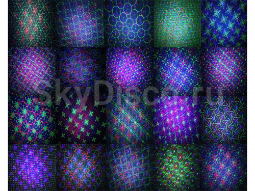 Лазерный проектор новогодний уличный SkyDisco Garden Light RGB 50 Flower New фото 2