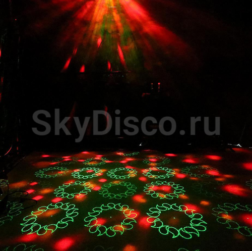 Светодиодный эффект 4 в 1 для домашних вечеринок SkyDisco Combo 440 с ПДУ фото 5