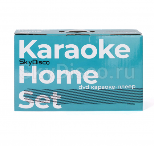 Караоке с акустикой и микрофонами SkyDisco Karaoke Home Set Music Pro: приставка с баллами, микрофоны, колонки 2.0, диск 2000 песен фото 13