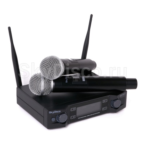 Домашняя караоке-система SkyDisco Karaoke Home Set+SM-3BT с микрофонами и акустикой фото 2