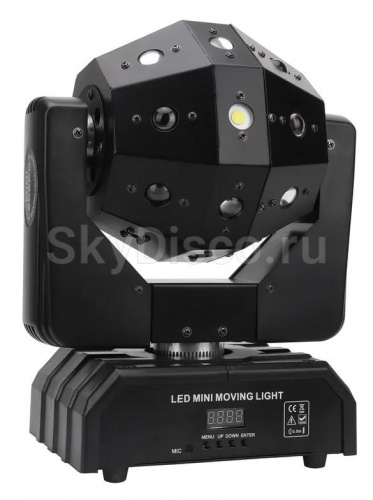 Вращающаяся голова с лазером SkyDisco MH16L LED RGBW фото 3