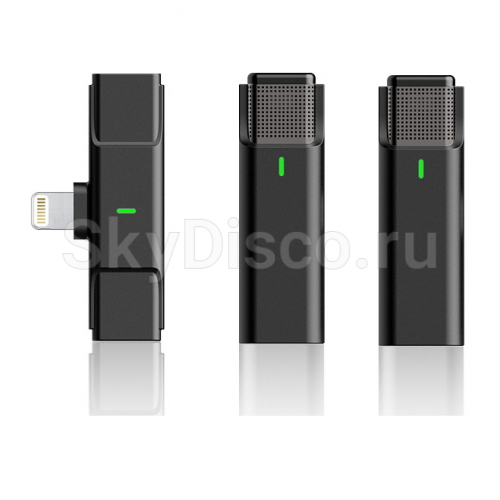 Комплект из двух беспроводных петличных микрофонов для IPhone SkyDisco MIC-CAM22 фото 2