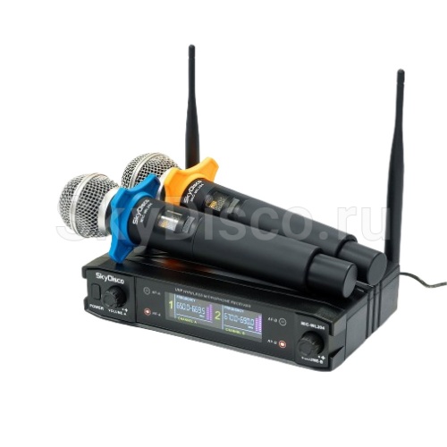 Домашняя караоке-система SkyDisco Karaoke Home Set 2+SM-3BT с микрофонами и акустикой фото 4