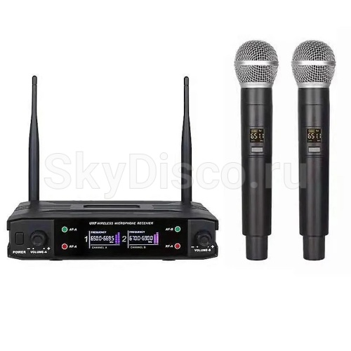 Домашняя караоке-система SkyDisco Karaoke Home Set 2+SM-3BT с микрофонами и акустикой фото 2