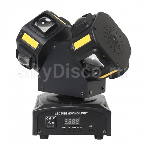 Светодиодная цветомузыка с лазером SkyDisco Spin 16 LED фото 7