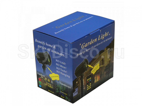 Лазерный проектор новогодний уличный SkyDisco Garden Light RGB 50 Flower New фото 9