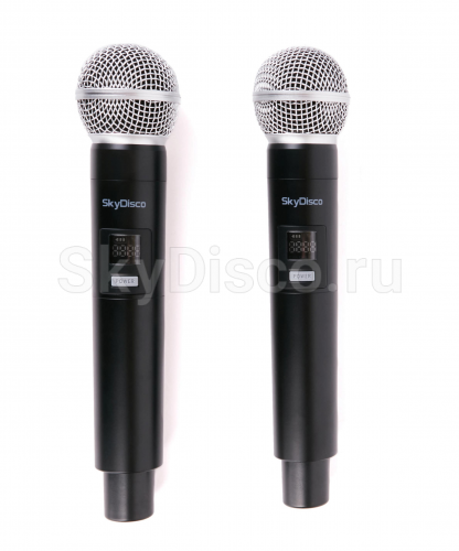 Караоке с акустикой и микрофонами SkyDisco Karaoke Home Set Music Pro: приставка с баллами, микрофоны, колонки 2.0, диск 2000 песен фото 6