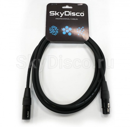 Кабель Skydisco XLR "папа" - XLR "мама" 1 м