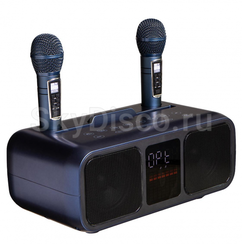 Портативная караоке система SkyDisco SD-318BT dark blue фото 6
