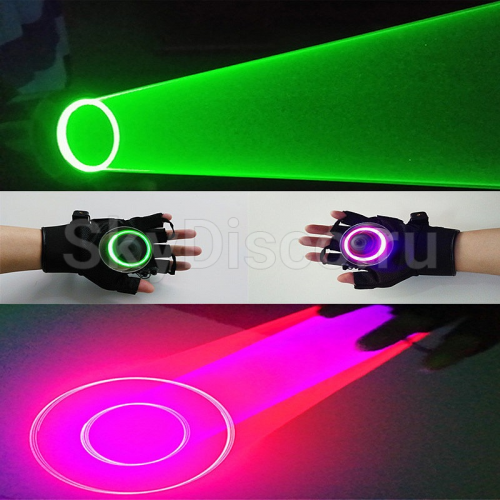 Лазерная перчатка SkyDisco Rotable Light Зеленая