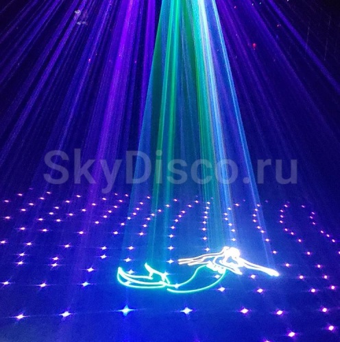 Уличный лазерный проектор SkyDisco OutDoor Multy Power 4000 фото 2