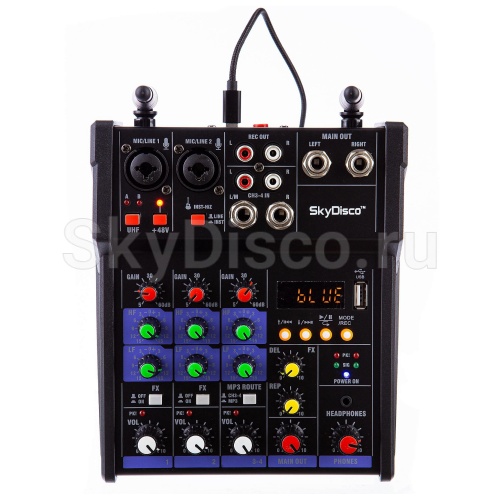 Онлайн караоке для дома с колонками SkyDisco UM-200 + SM-3BT фото 2
