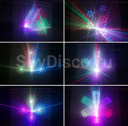 Полноцветный лазерный проектор SkyDisco Laser Show RGB New фото 5
